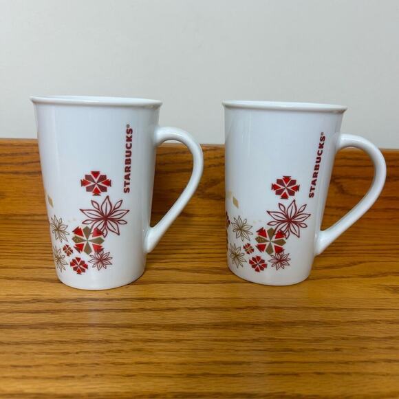 Starbucks Holiday Coffee Mug Set Cups - Picture 1 of 3